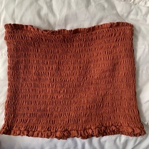 Women’s scrunchie tube top